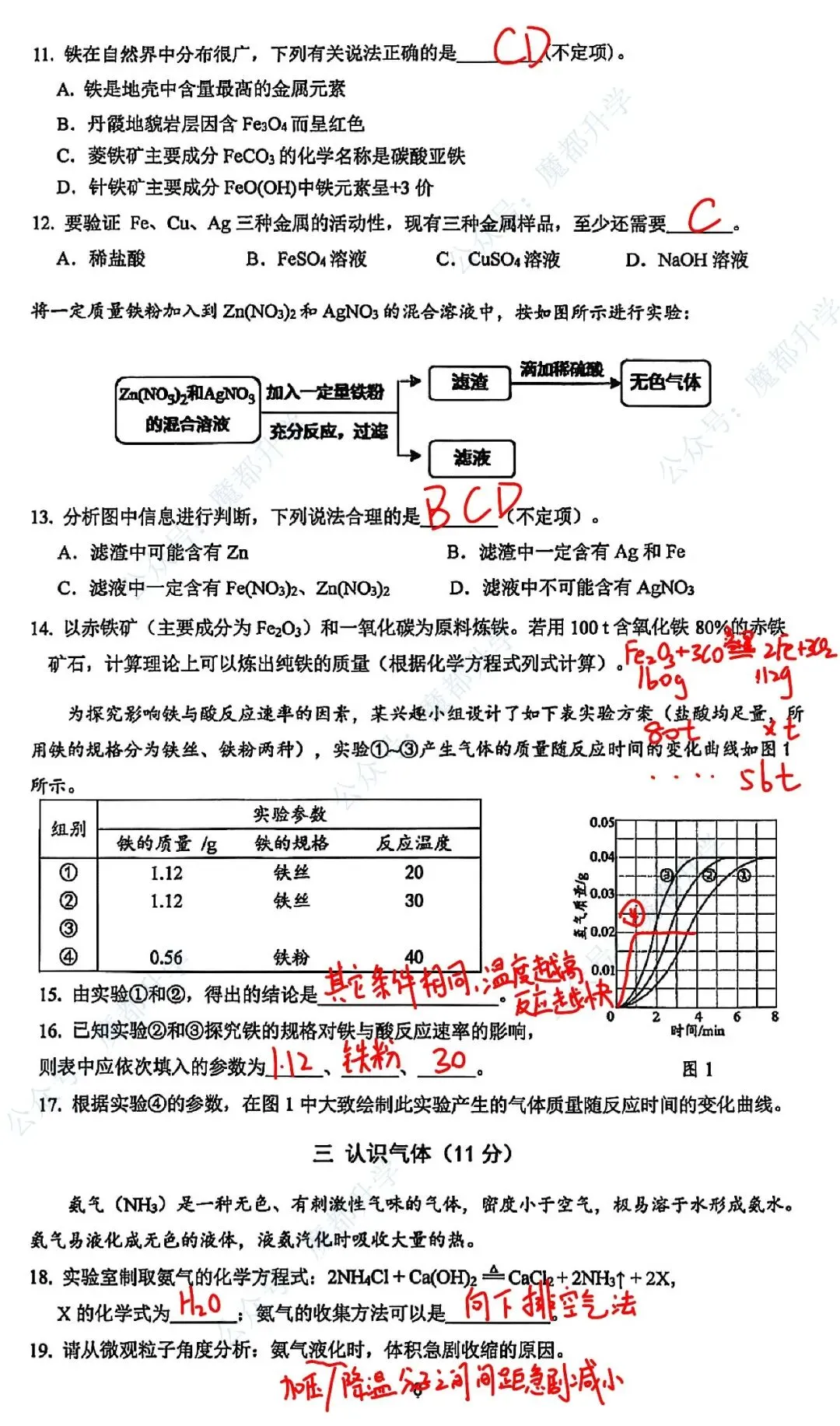最新! 2026年嘉定区中考“二模”试卷及答案分享! 第10张
