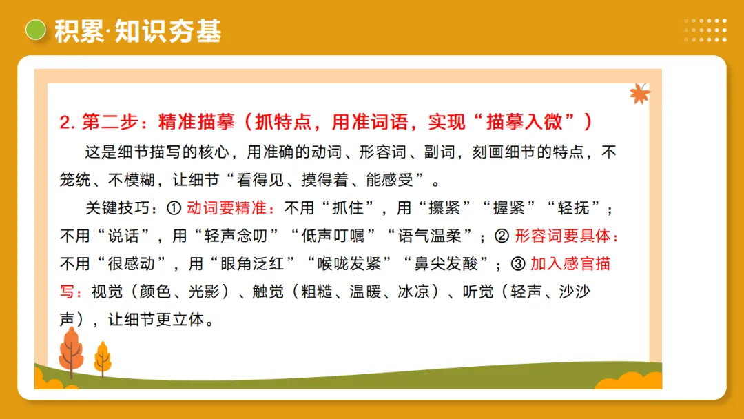 中考语文作文复习:《细节点染,描摹入微》讲练测 第21张