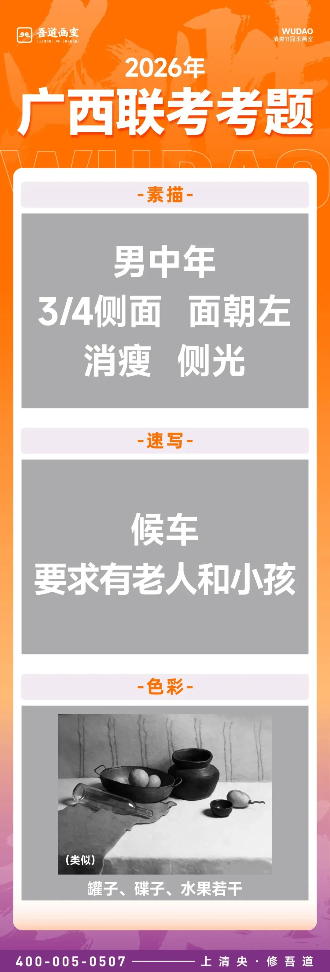 2026届各省美术统考真题 & 范画全汇总 第65张