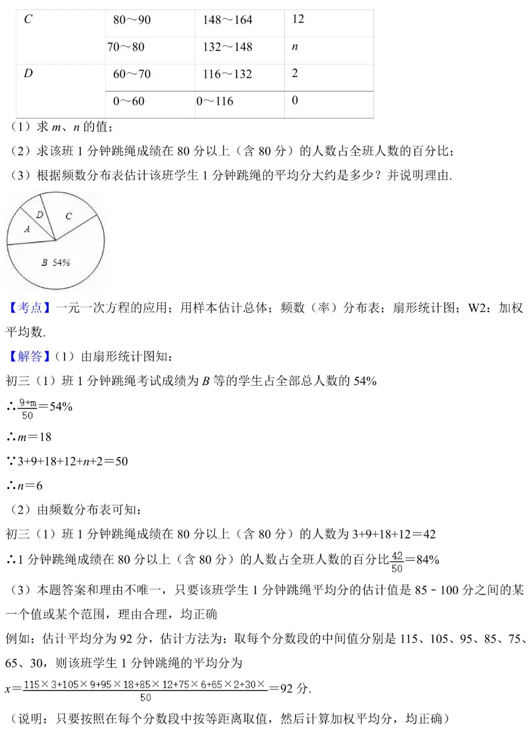 中考数学100道常考题,细分代数、几何、概率,赶紧练练! 第59张 中考数学100道常考题,细分代数、几何、概率,赶紧练练! 第59张