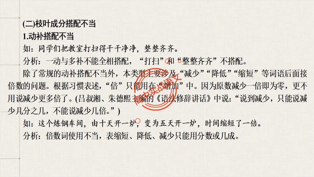 【2026第二次八省联考+真题】语文病句全解全析,盖世良医,药到病除! 第71张 【2026第二次八省联考+真题】语文病句全解全析,盖世良医,药到病除! 第71张