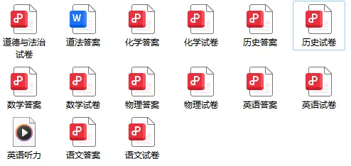 (中考二模)2025年河师大附中中考二模试题卷及答案(语数英物化道史) 第2张