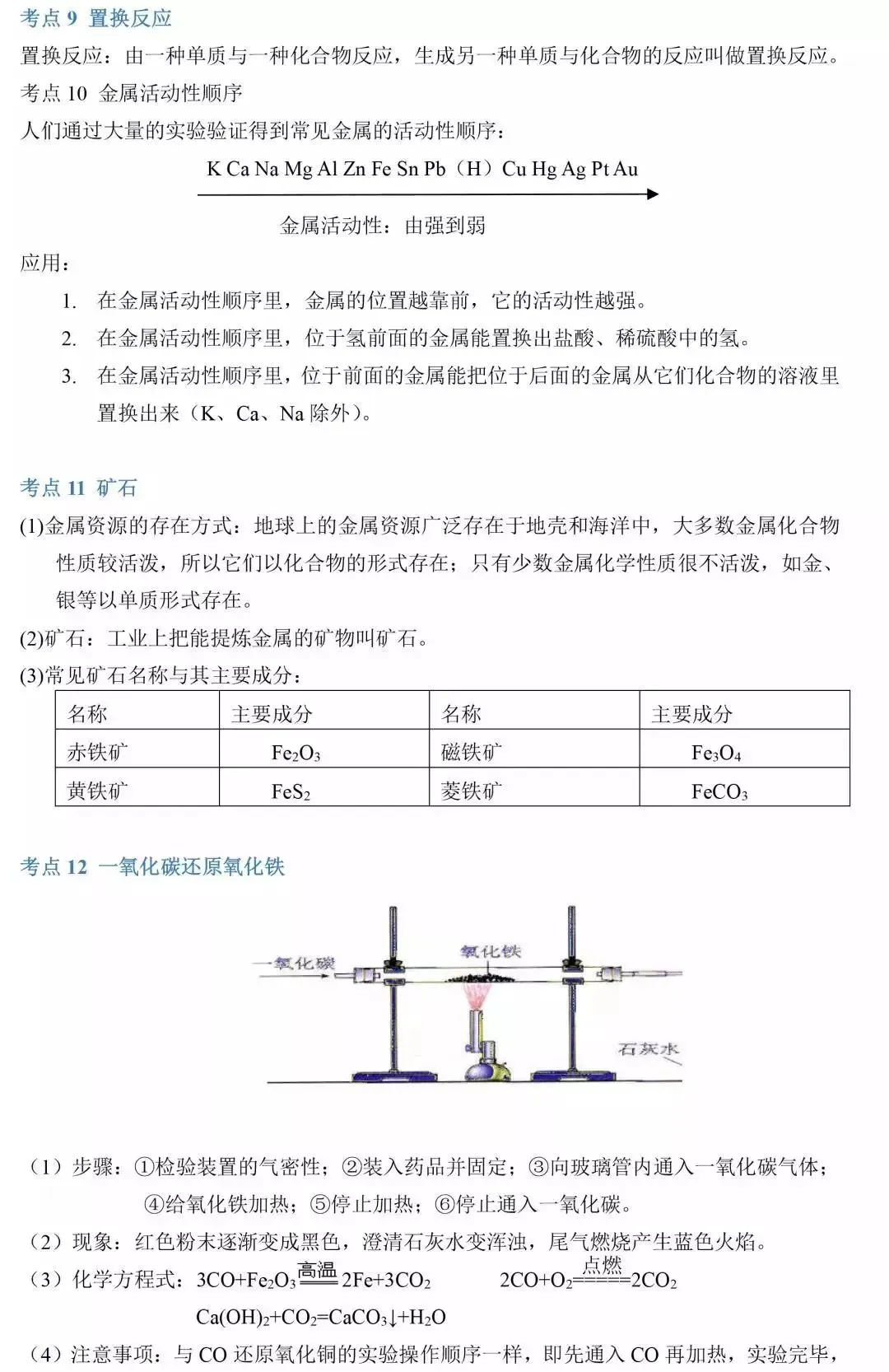 中考化学86个考点汇总,初三生提分必看! 第23张