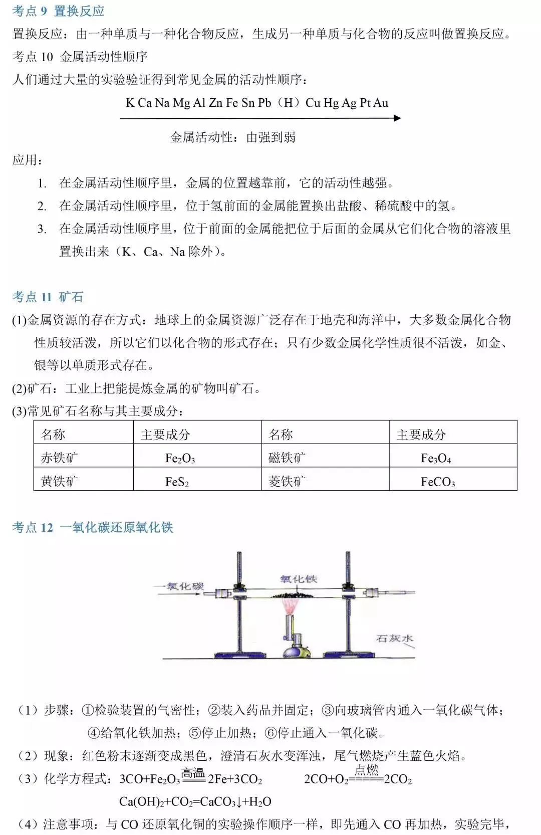 中考化学86个核心考点汇总,初三提分必备! 第22张