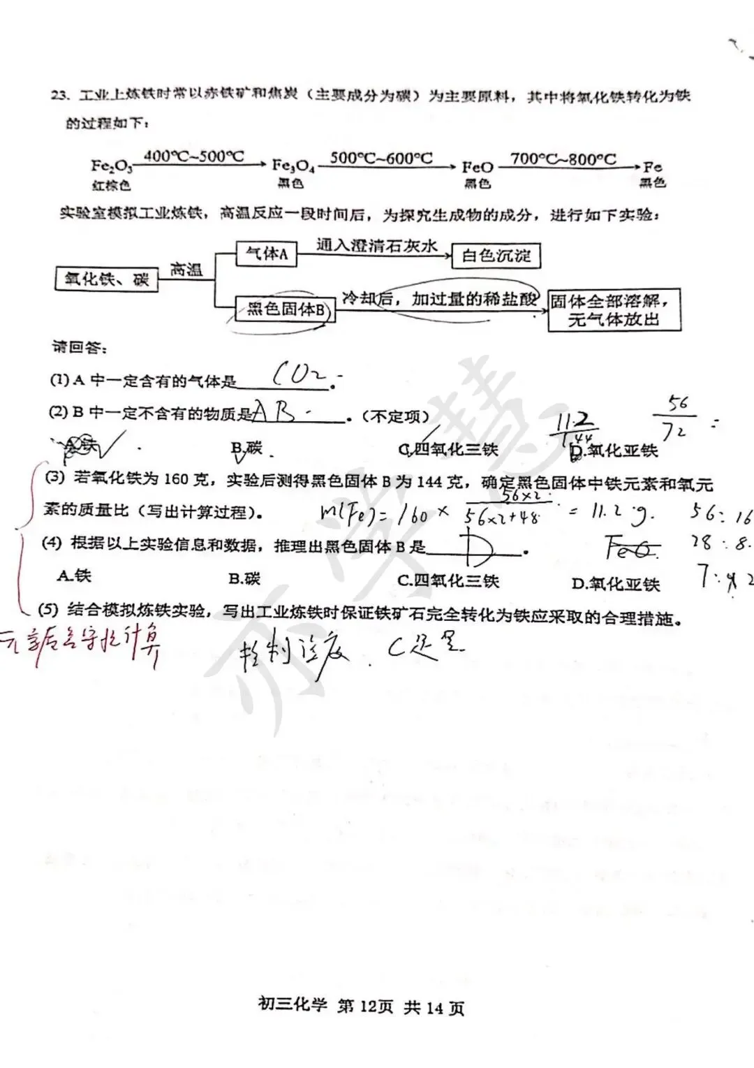速看!上海多区二模试卷分析,查漏补缺直接对标中考 第117张