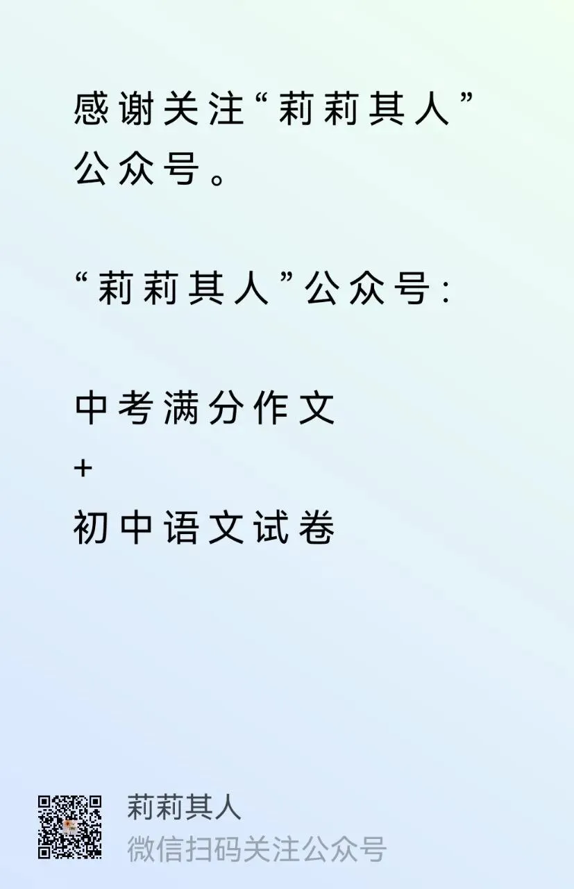2026年开封市中考一模(语文)试卷及答案 第12张