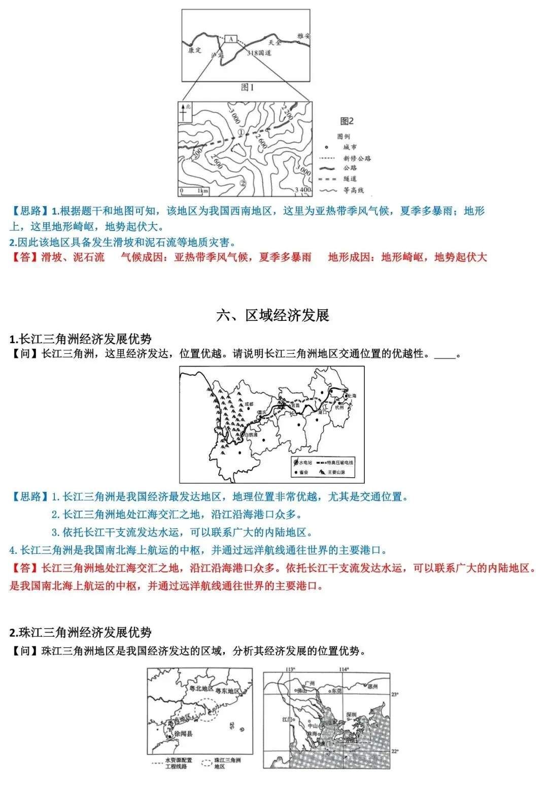 2026中考地理简答题思路点拨与归纳(答题模板) 第13张 2026中考地理简答题思路点拨与归纳(答题模板) 第13张