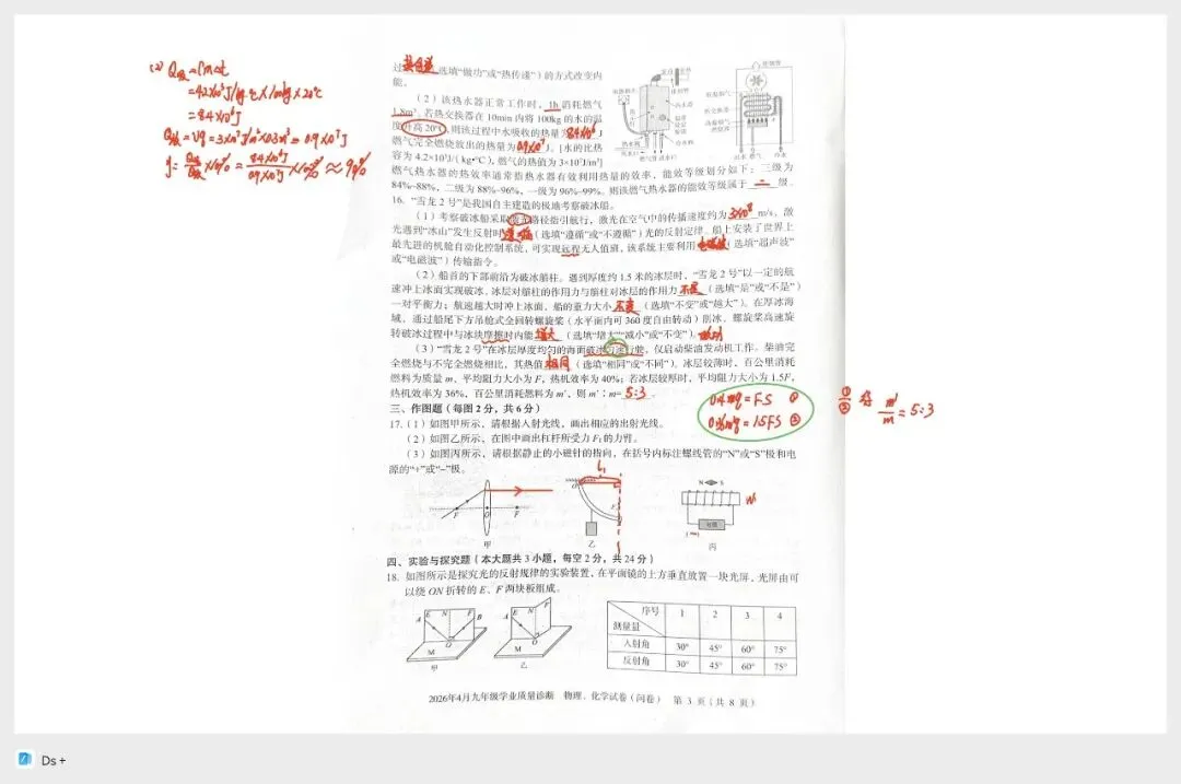 【真题试卷】2026年二模——物理试卷速递(含思路解析与重点题眼) 第8张 【真题试卷】2026年二模——物理试卷速递(含思路解析与重点题眼) 第8张