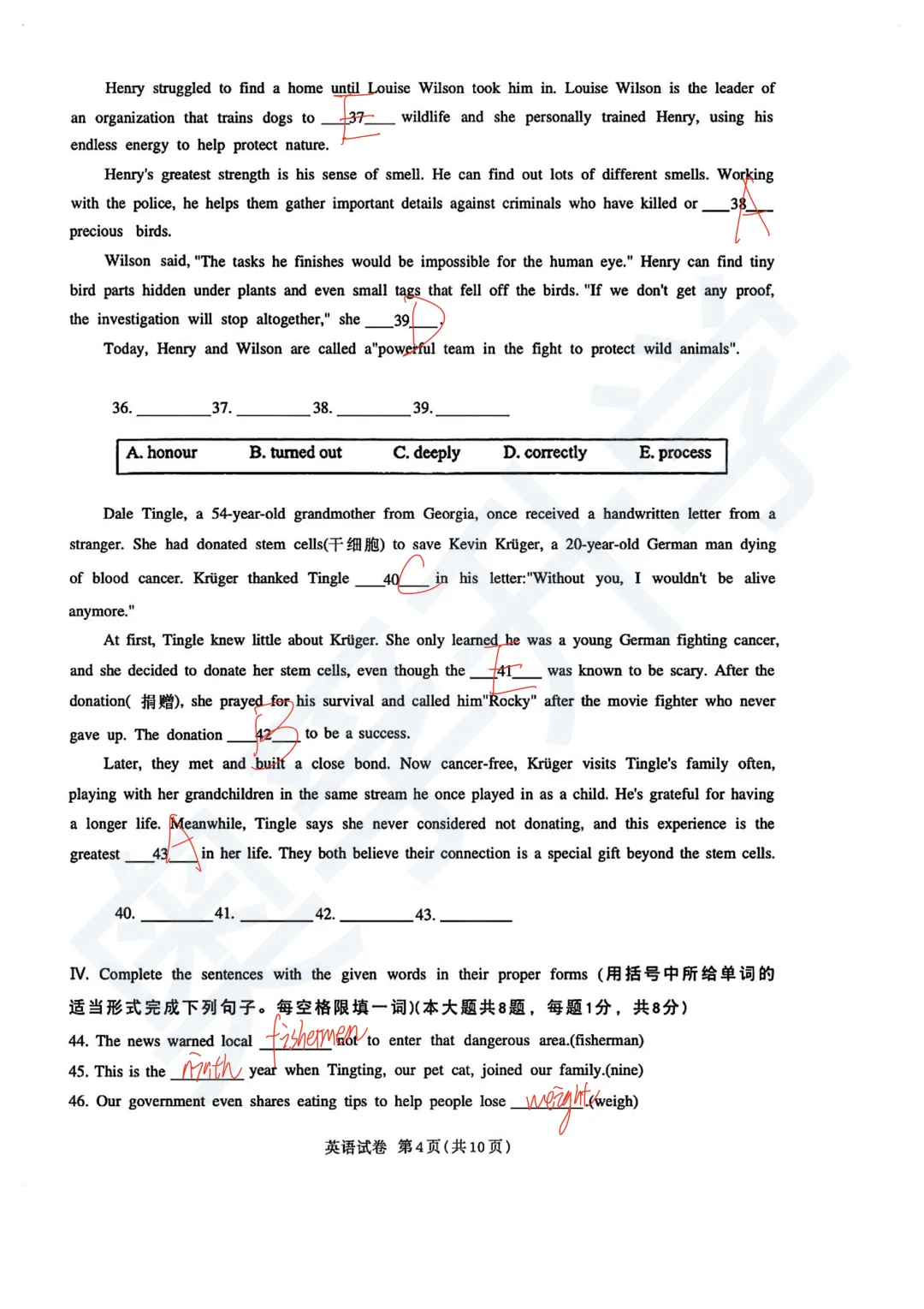 最全2026中考二模10区试卷&答案!<杨浦/闵行/虹口/宝山等> 第20张