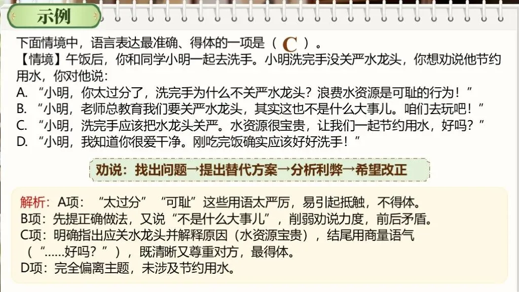 中考语文复习《专题十:口语交际与综合性学习》| 中考口语交际怎么教? 第19张 中考语文复习《专题十:口语交际与综合性学习》| 中考口语交际怎么教? 第19张
