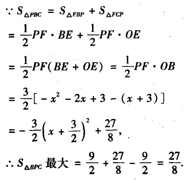 中考数学 | 二次函数最值的4种解法,看完不惧压轴题! 第11张 中考数学 | 二次函数最值的4种解法,看完不惧压轴题! 第11张