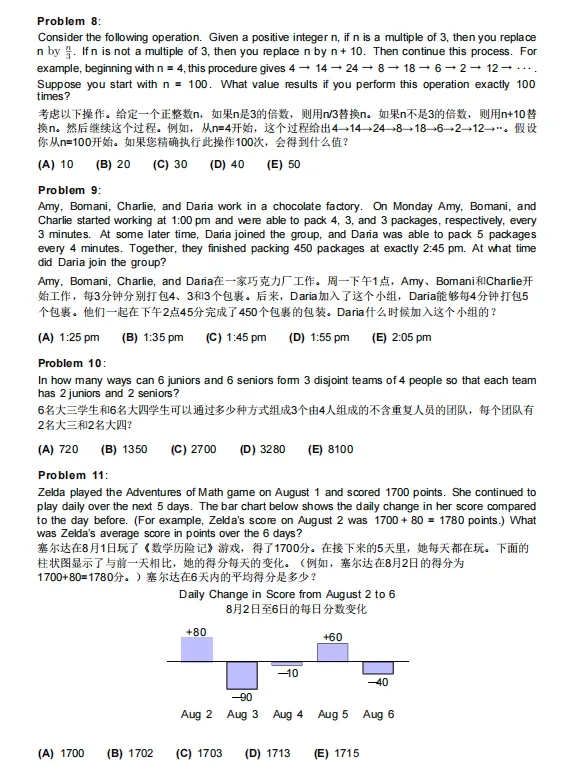 AMC10竞赛历年真题(2010-2024)免费下载! 第2张 AMC10竞赛历年真题(2010-2024)免费下载! 第2张
