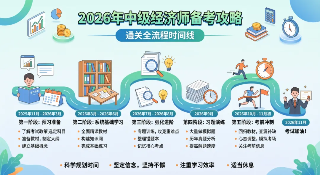 2026中级经济师《经济基础知识》历年真题及备考资料! 第2张 2026中级经济师《经济基础知识》历年真题及备考资料! 第2张