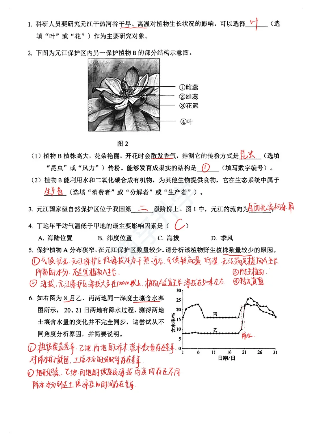 对答案!最全2026中考二模10区试卷&答案!<杨浦/闵行/静安/虹口/徐汇等> 第18张