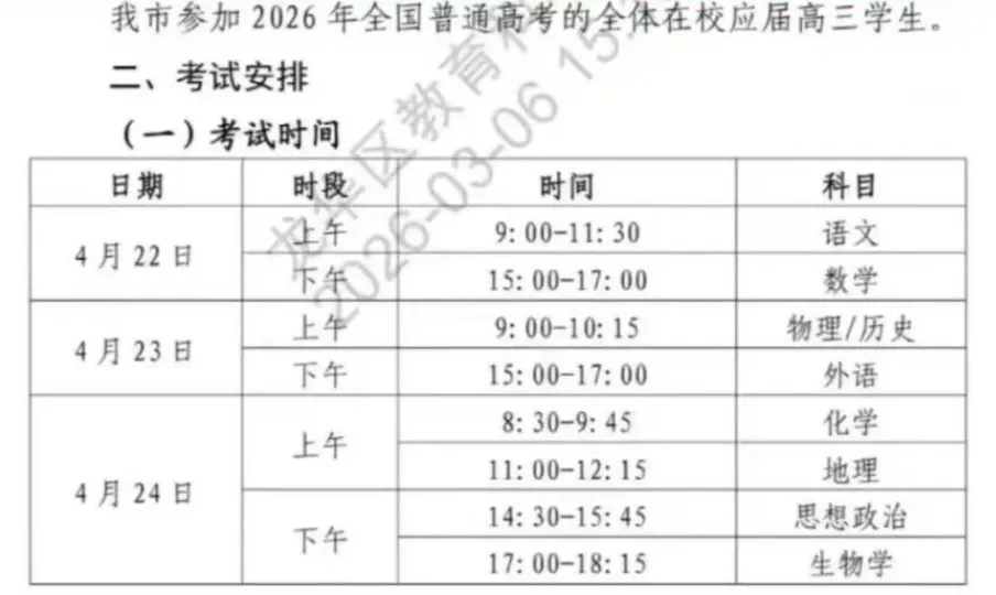 深圳高三2026年二模考试结束!全科真题答案出炉 第2张
