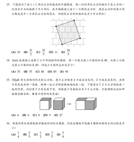 2026年AMC8竞赛真题领取!27年AMC8数学竞赛冲奖必备 第7张 2026年AMC8竞赛真题领取!27年AMC8数学竞赛冲奖必备 第7张