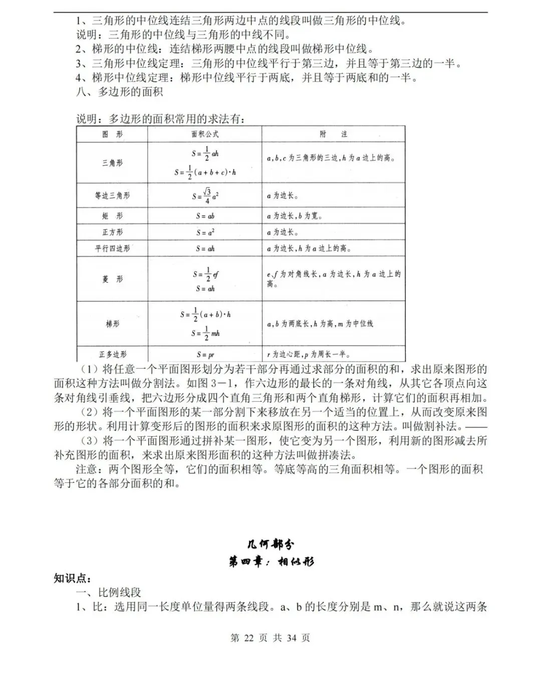 【中考数学】数学中考知识点总结,高分必备! 第22张 【中考数学】数学中考知识点总结,高分必备! 第22张