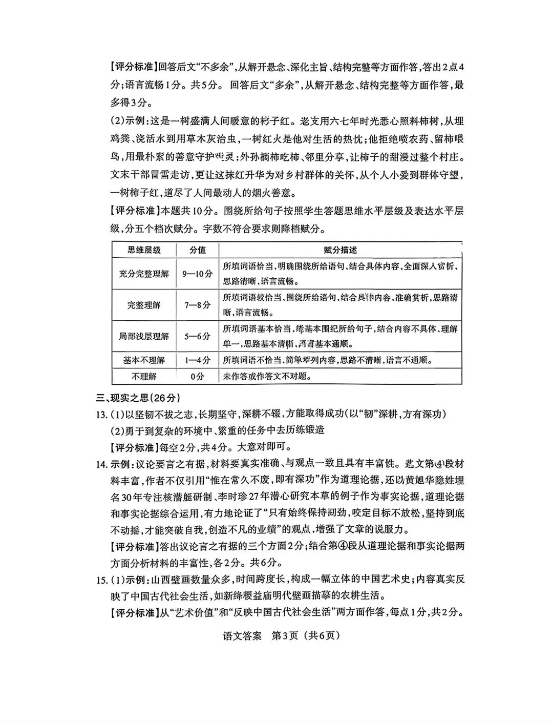 2026年九年级4月末模拟测试 第11张