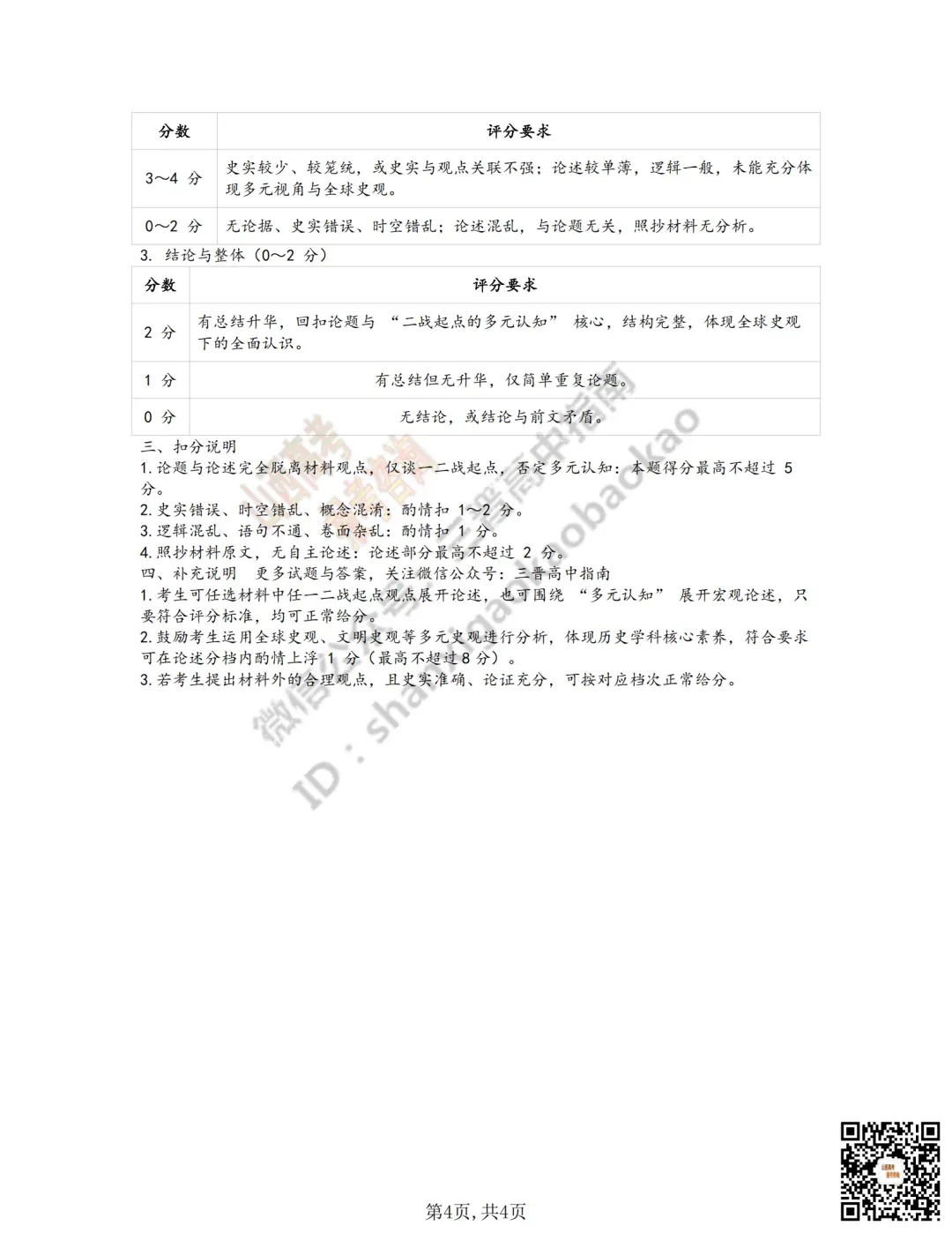 临汾2026高三质量监控第二次模拟测试4.25-27语/数/英/物/史试题与答案!快来对答案! 第84张 临汾2026高三质量监控第二次模拟测试4.25-27语/数/英/物/史试题与答案!快来对答案! 第84张