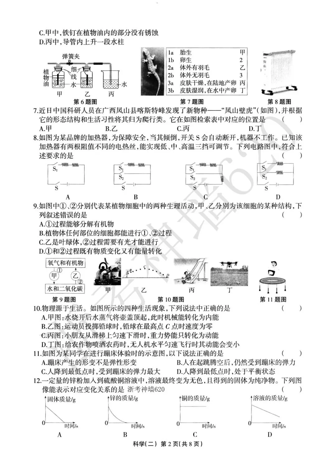 26模拟考|2026年浙江省中招仿真模拟卷(二)(全科) 第38张 26模拟考|2026年浙江省中招仿真模拟卷(二)(全科) 第38张