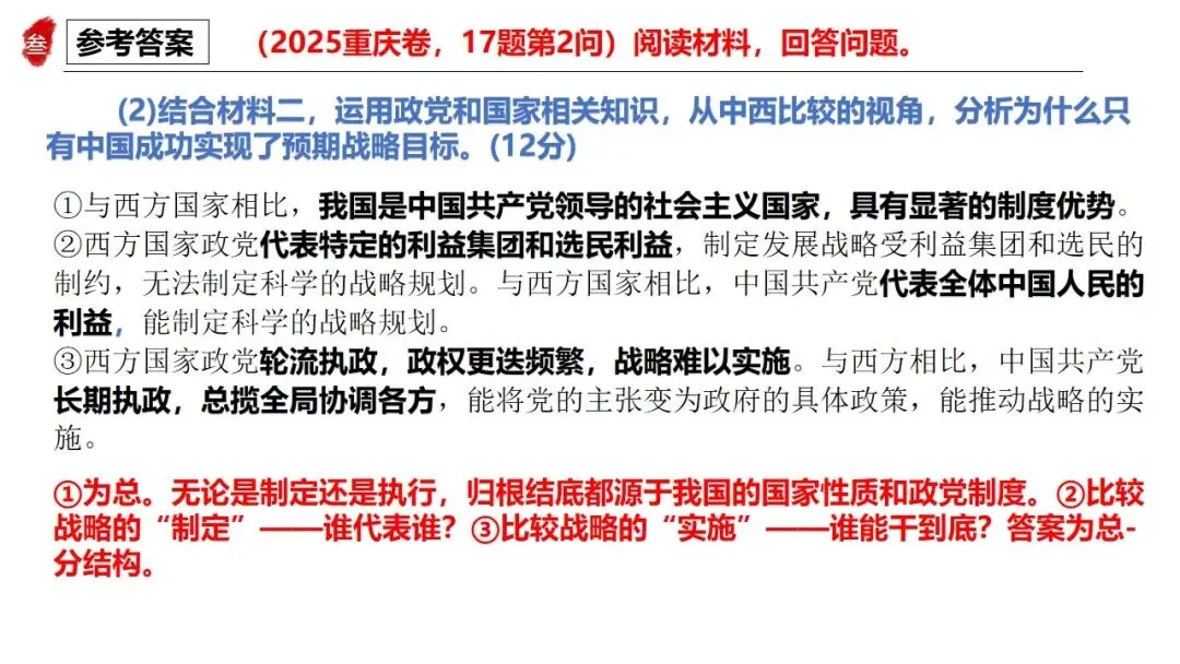 三轮资料之2026跟着真题学答题专题6 当代国际政治与经济 第31张 三轮资料之2026跟着真题学答题专题6 当代国际政治与经济 第31张