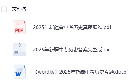 【中考】新疆2025年中考真题试卷电子版||试题答案PDF(全科目)真题答案解析 第12张