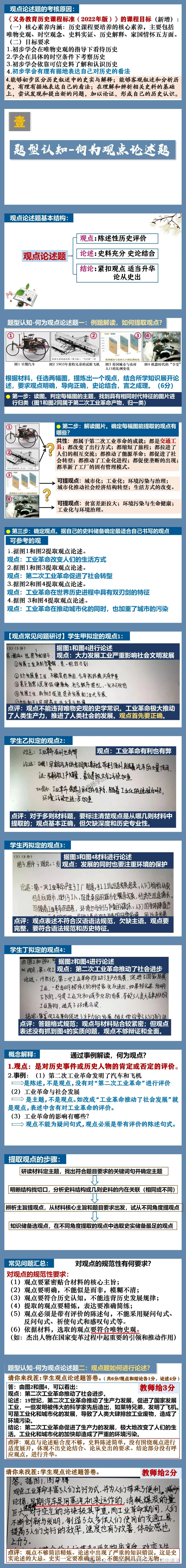 中考历史小论文写作方法指导与案例纠错指导专项训练课件(可下载) 第5张