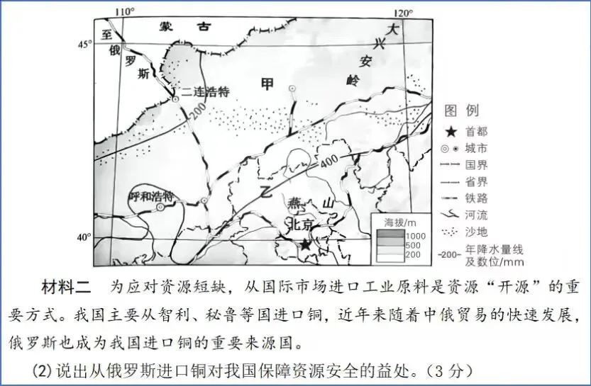距中考54天:从获取到回归学科:据说扣分多的地理题 第4张 距中考54天:从获取到回归学科:据说扣分多的地理题 第4张