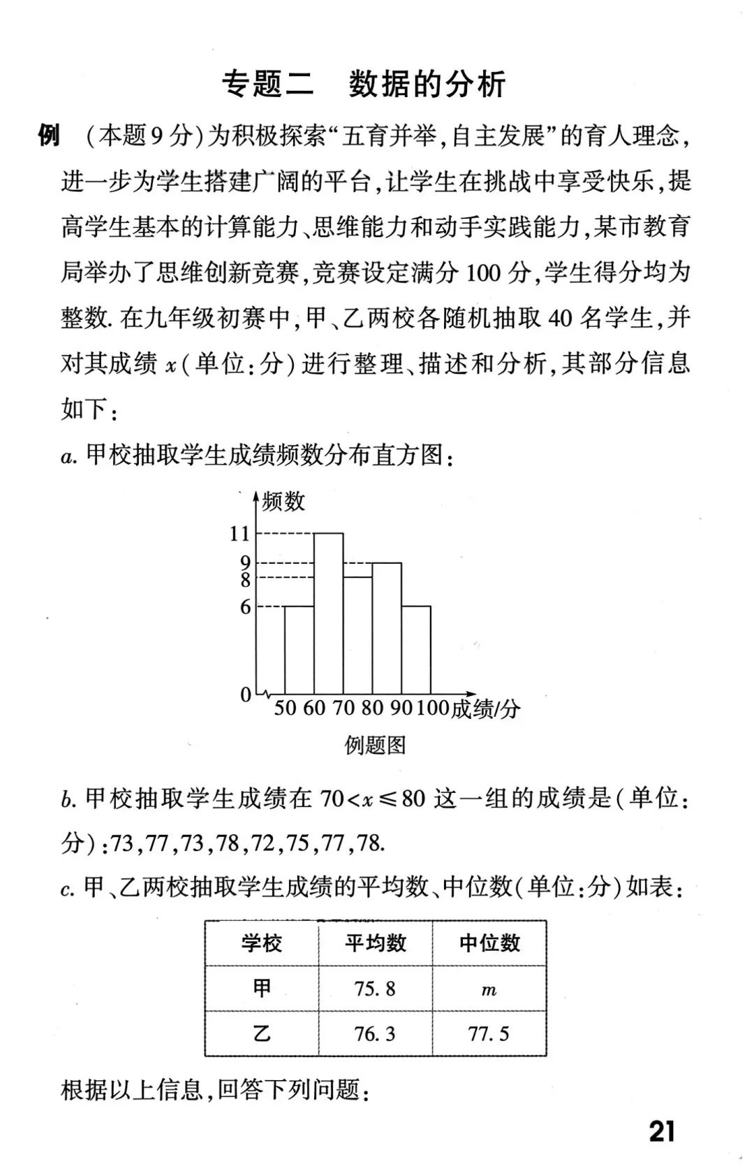 初中数学|中考数学解答题书写规范及评分标准,超实用! 第22张