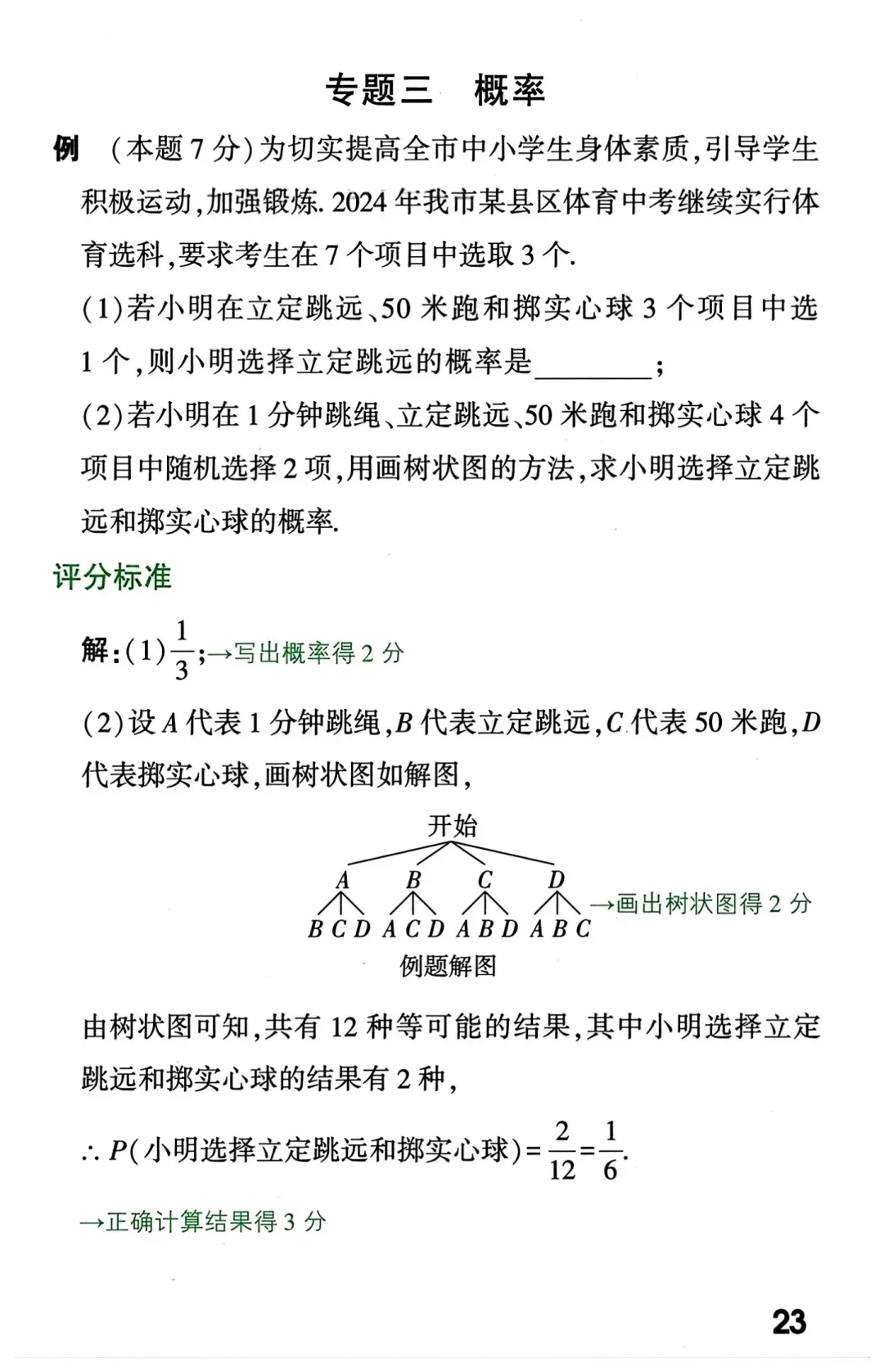 初中数学|中考数学解答题书写规范及评分标准,超实用! 第24张