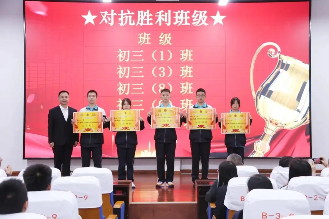 【决胜中考】榜样领航,逐梦青云|初三期中考试表彰大会 第17张
