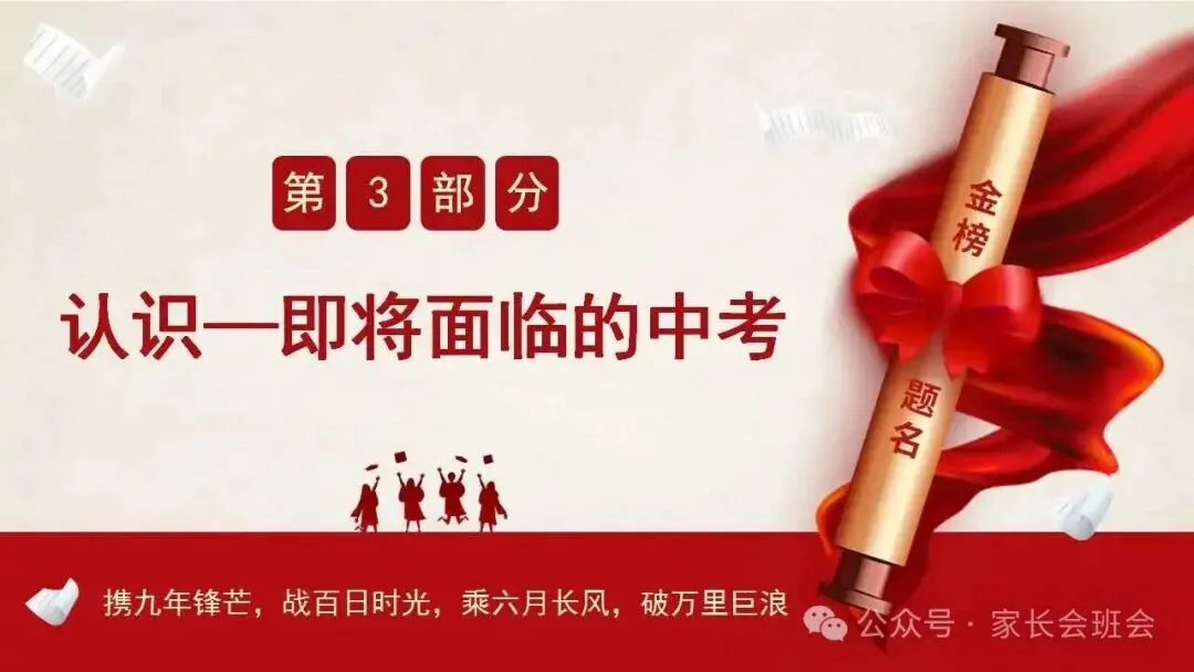 初三中考冲刺家长会ppt:家校携手 ,决胜中考!(含发言稿) 第22张