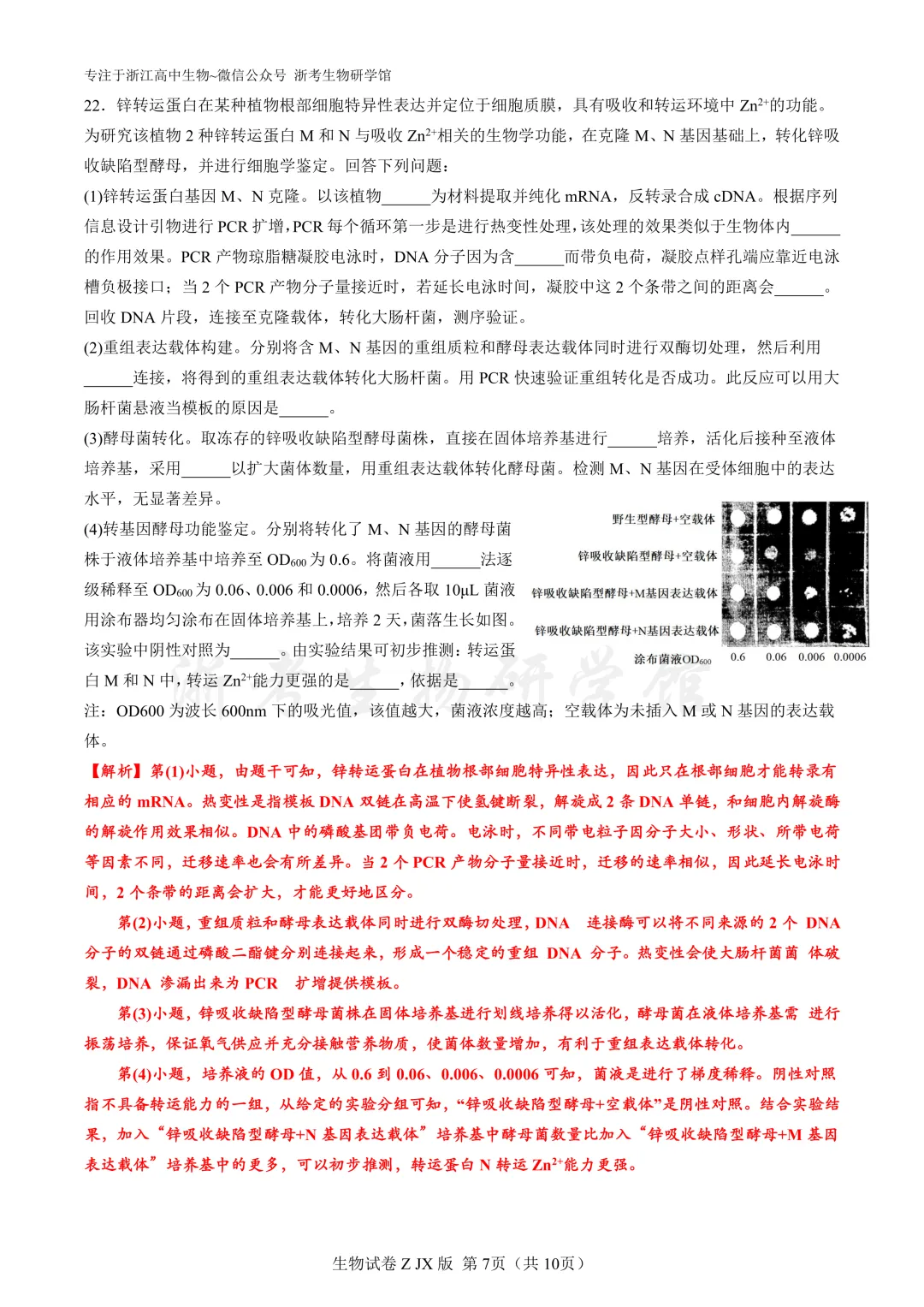 再刷真题|2024年浙江省1月选考试题及解析(官方解析) 第9张