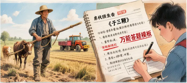 一道让孩子痛不欲生的中考语文题,只因少一个万能阅读模板! 第1张 一道让孩子痛不欲生的中考语文题,只因少一个万能阅读模板! 第1张