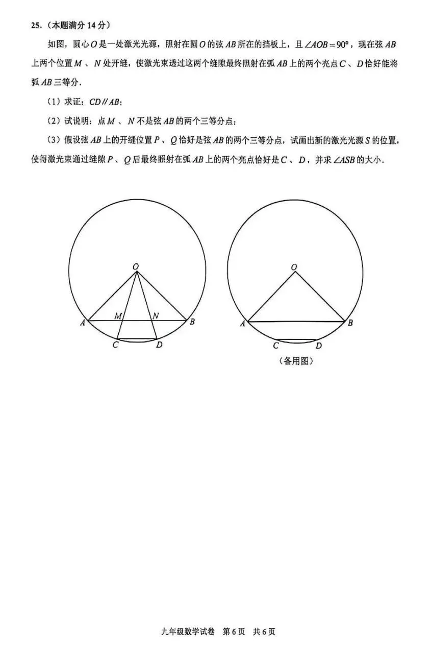 2026届上海中考二模——【闵行】区试题重难点题目解析及9区试卷 第41张 2026届上海中考二模——【闵行】区试题重难点题目解析及9区试卷 第41张