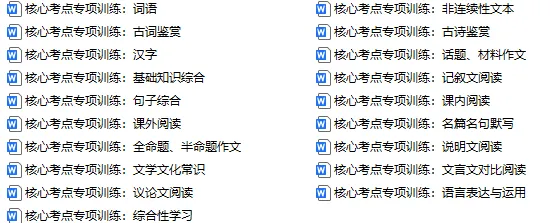 2026年中考语文核心考点专项训练,打印出来练熟了,孩子还能再提高20分! 第2张
