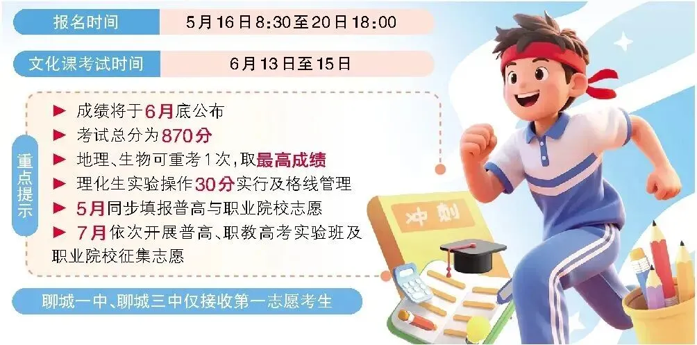 聊城市2026年中考及高中招生政策敲定 第2张 聊城市2026年中考及高中招生政策敲定 第2张