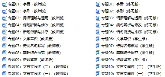 2026年中考语文高频必刷(真题精选汇编)100题,打印出来练熟了,考试高分不再话下! 第2张 2026年中考语文高频必刷(真题精选汇编)100题,打印出来练熟了,考试高分不再话下! 第2张