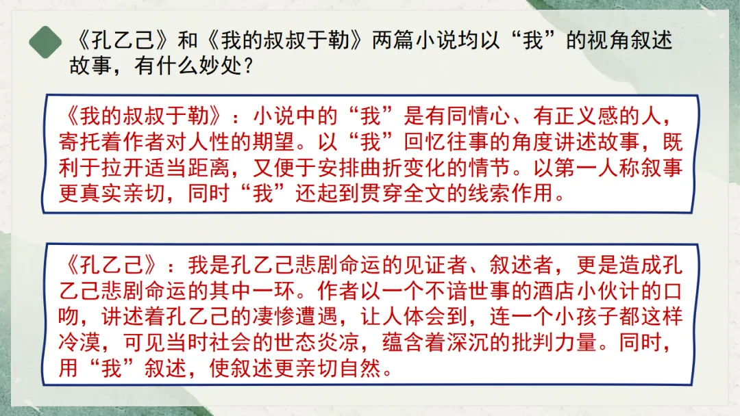 中考复习|现代文阅读之次要人物的作用 第18张 中考复习|现代文阅读之次要人物的作用 第18张