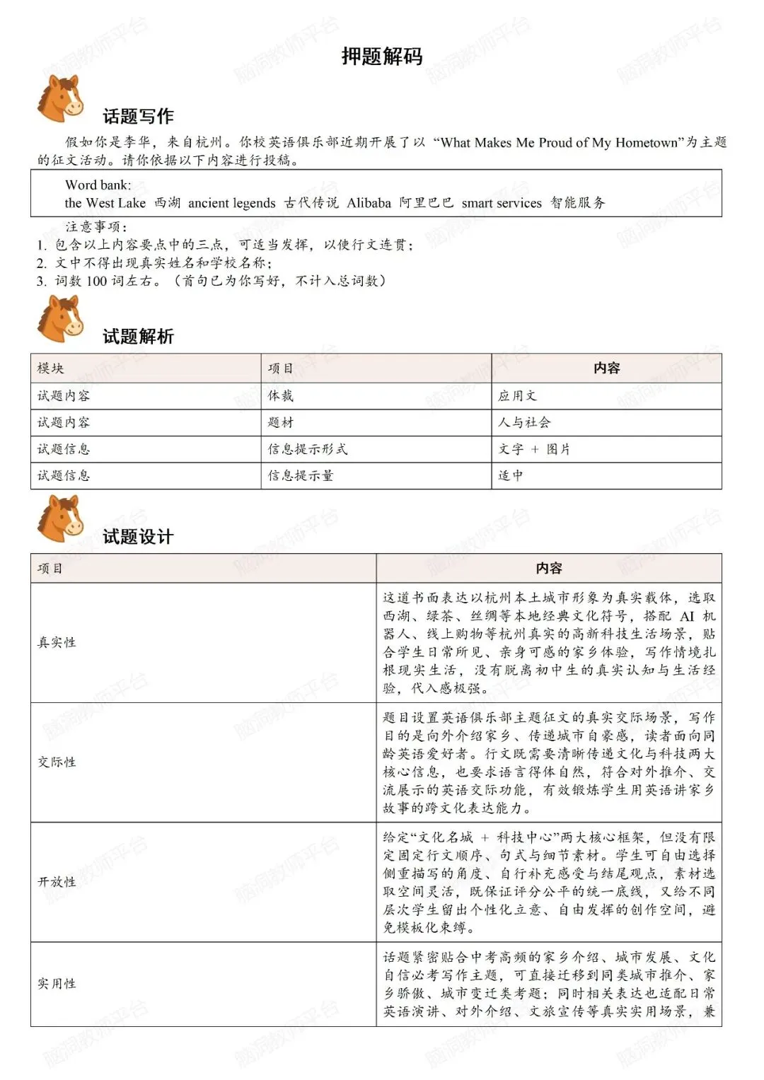 中考写作卡住的,不是努力,是训练太散了 第3张 中考写作卡住的,不是努力,是训练太散了 第3张