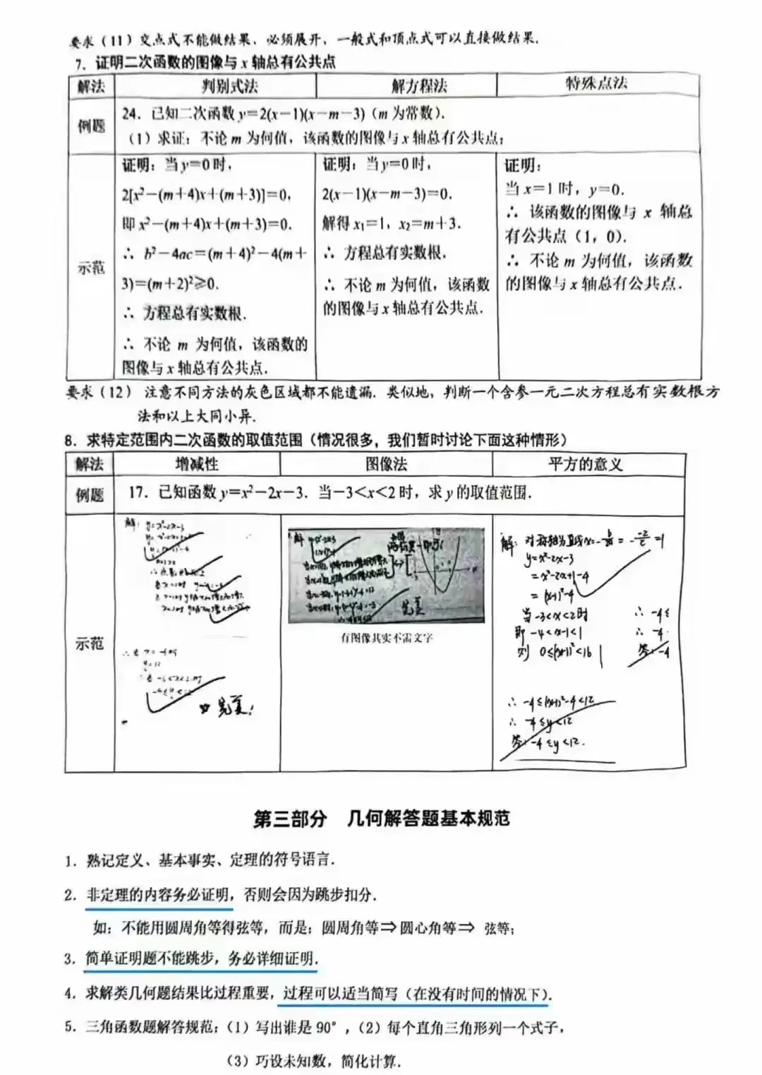 2026年中考数学必读解题规范 第4张