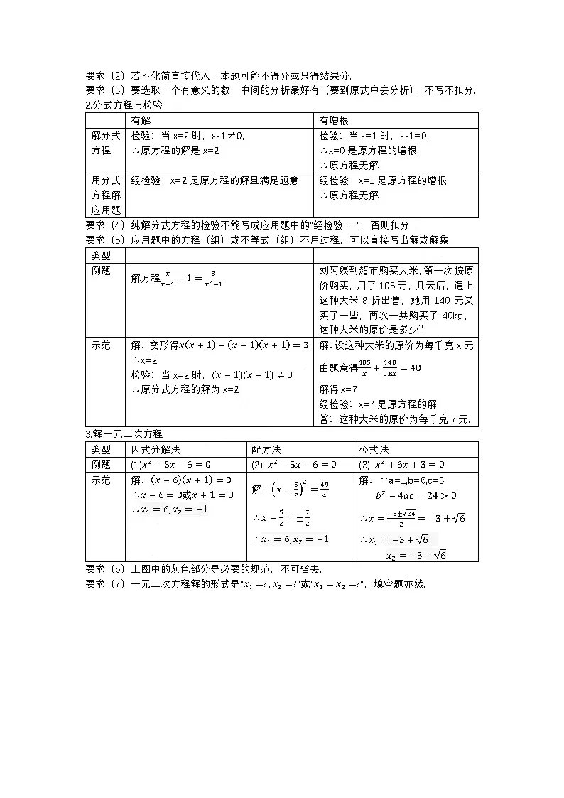 2026年中考数学必读解题规范 第11张