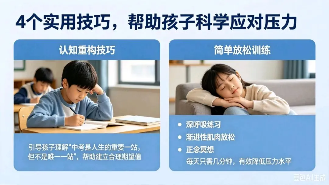 最后冲刺50天,给中考家长的3个心理疏导建议,助孩子平稳上岸! 第6张 最后冲刺50天,给中考家长的3个心理疏导建议,助孩子平稳上岸! 第6张