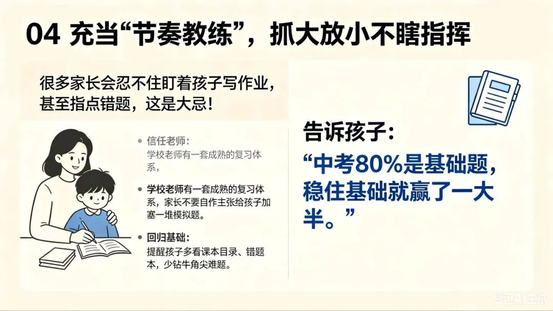 中考倒计时!聪明家长只做这5件事,比催孩子复习管用100倍 第5张 中考倒计时!聪明家长只做这5件事,比催孩子复习管用100倍 第5张