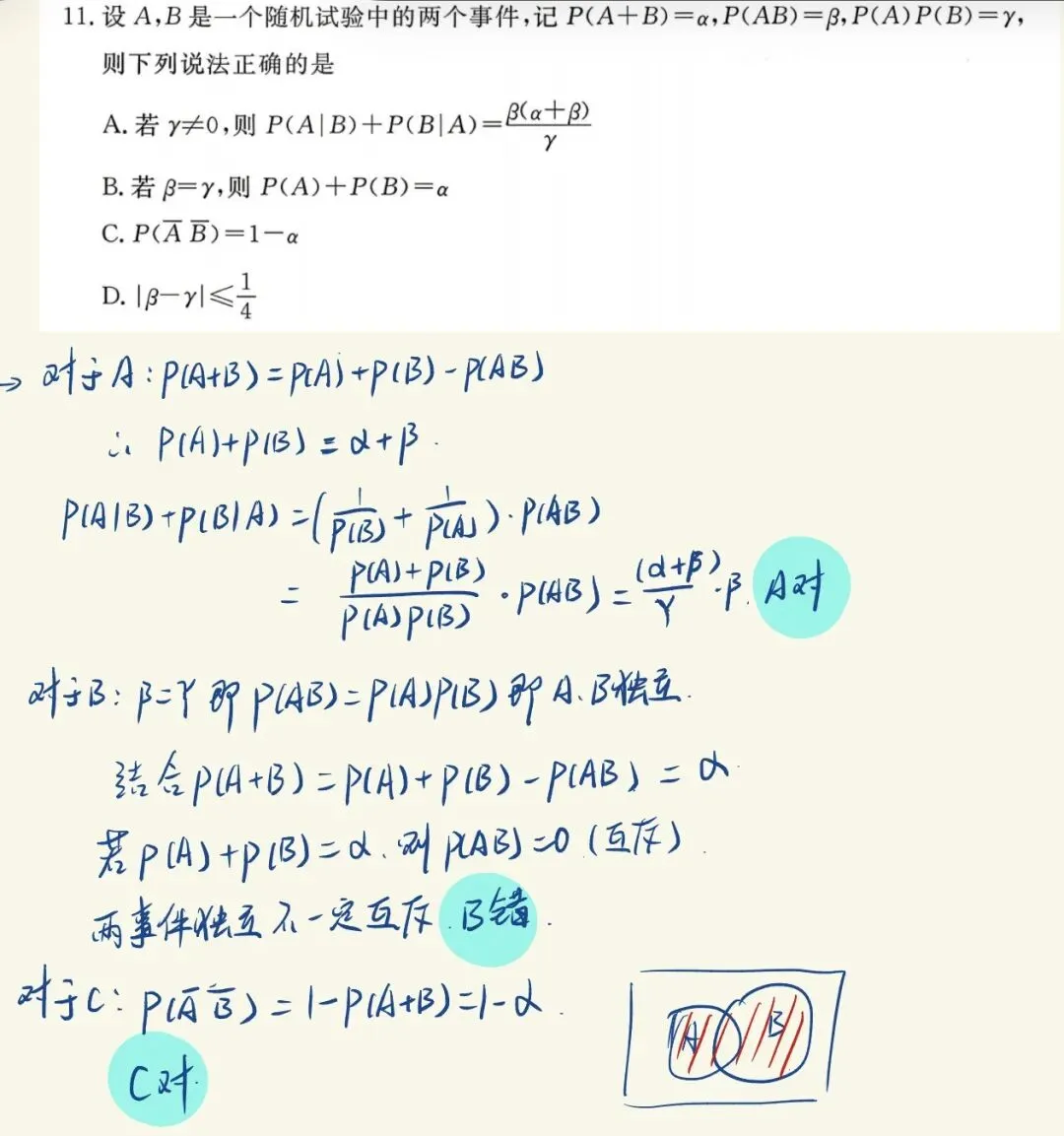 唐山二模客观题保姆级详解(附试卷和答案) 第5张 唐山二模客观题保姆级详解(附试卷和答案) 第5张