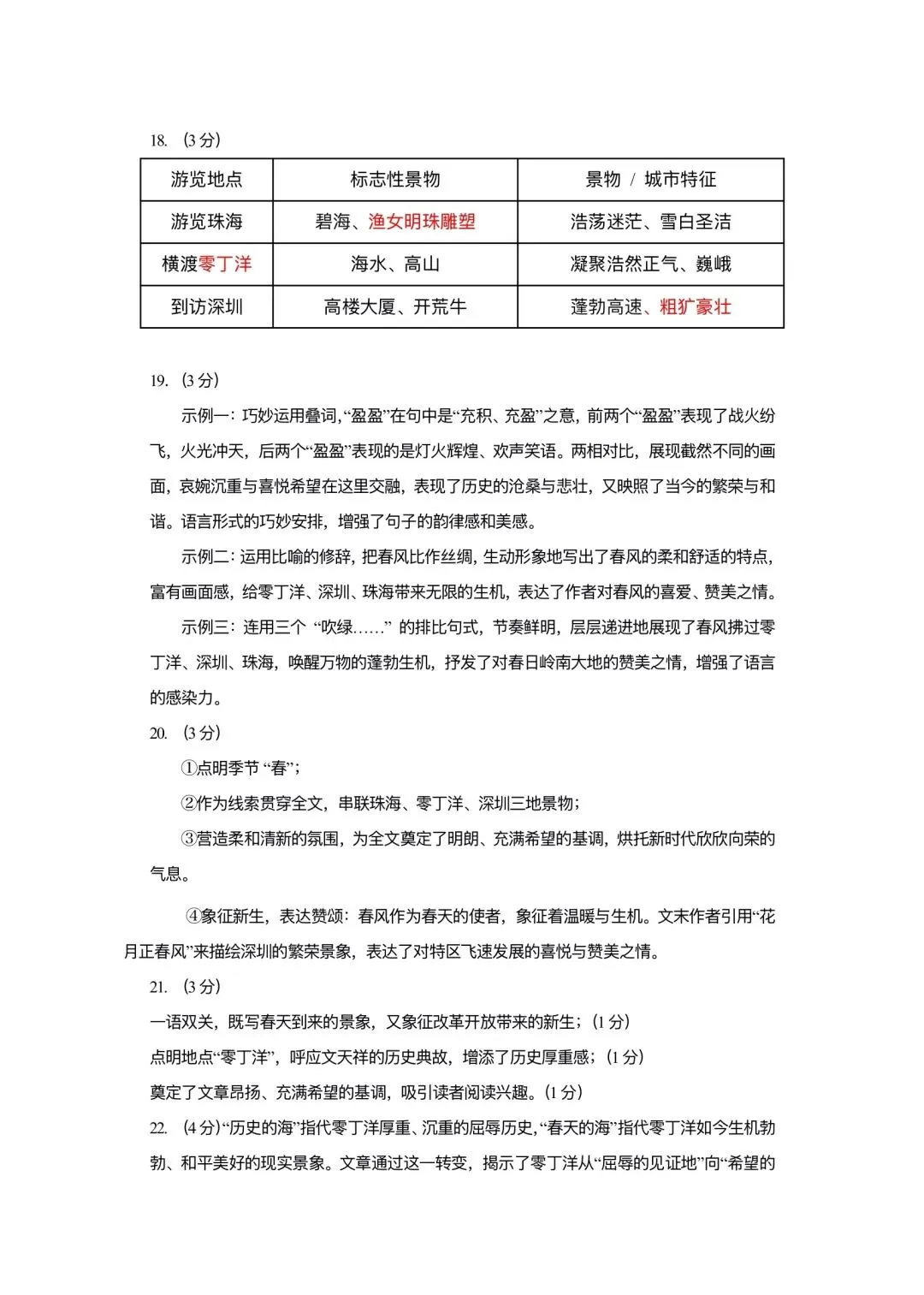 南二外二模语文试卷及答案 第12张