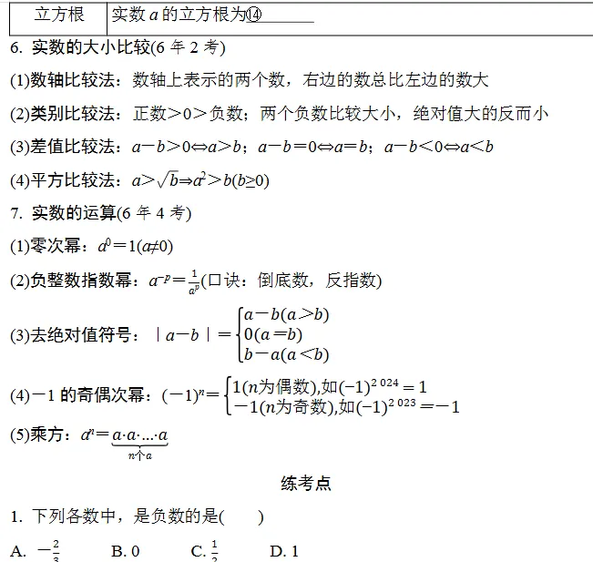 2025版中考数学二轮总复习微专题学案|可免费下载打印 第4张 2025版中考数学二轮总复习微专题学案|可免费下载打印 第4张