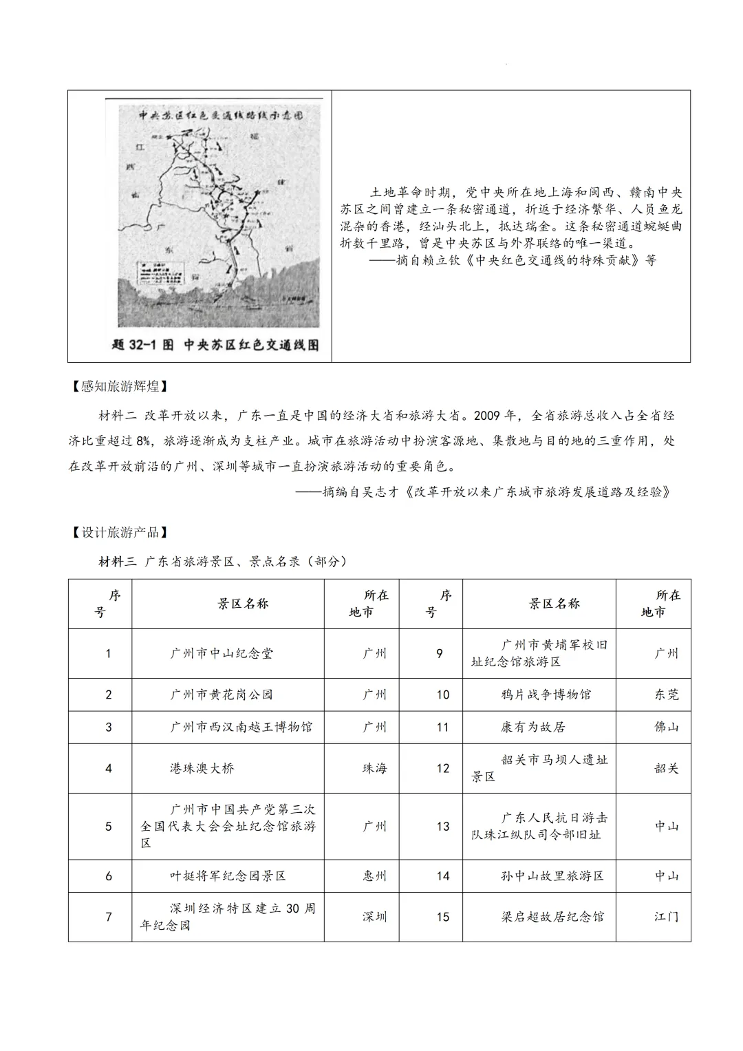 2026年广东第一次中考模拟考试历史试题 第7张 2026年广东第一次中考模拟考试历史试题 第7张
