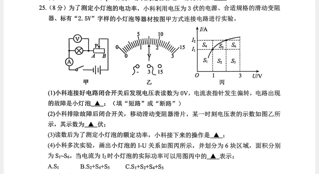 猫宁老师:上城区科学点评分析试卷分享 第2张 猫宁老师:上城区科学点评分析试卷分享 第2张