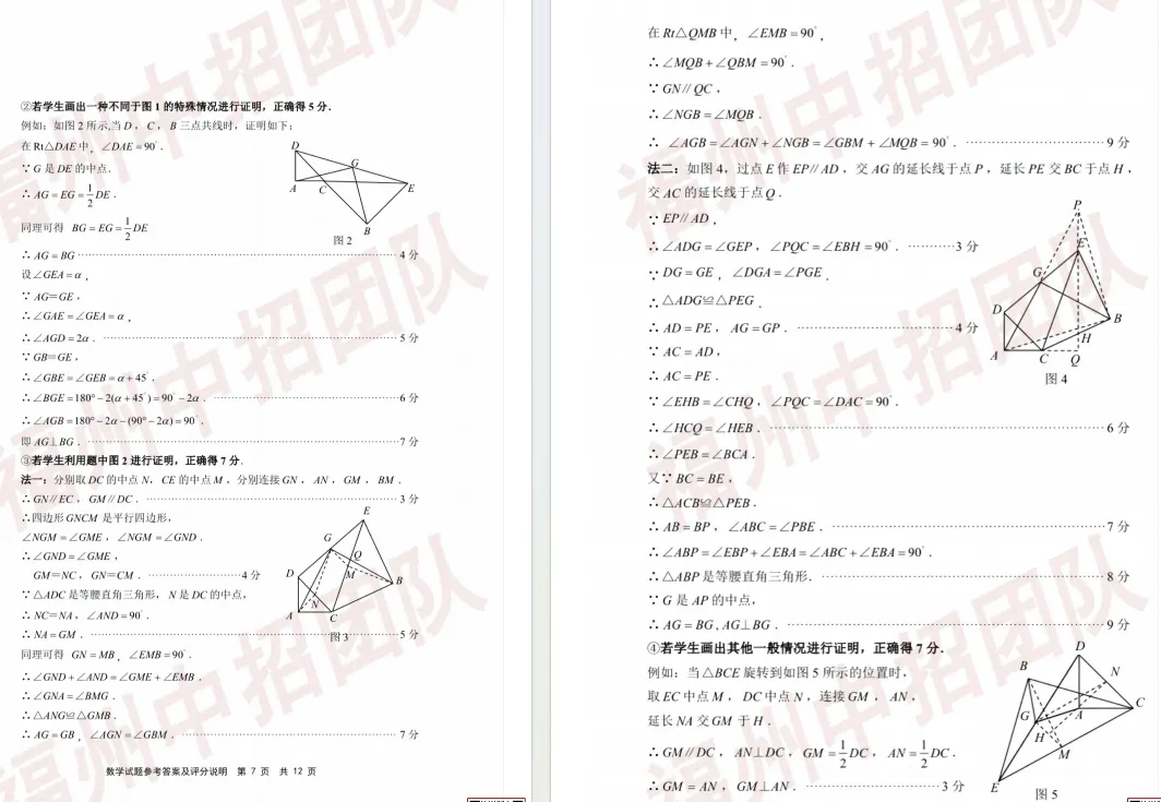 二检数学压轴会怎么考?往年真题给你汇总了!就考这些! 第66张 二检数学压轴会怎么考?往年真题给你汇总了!就考这些! 第66张